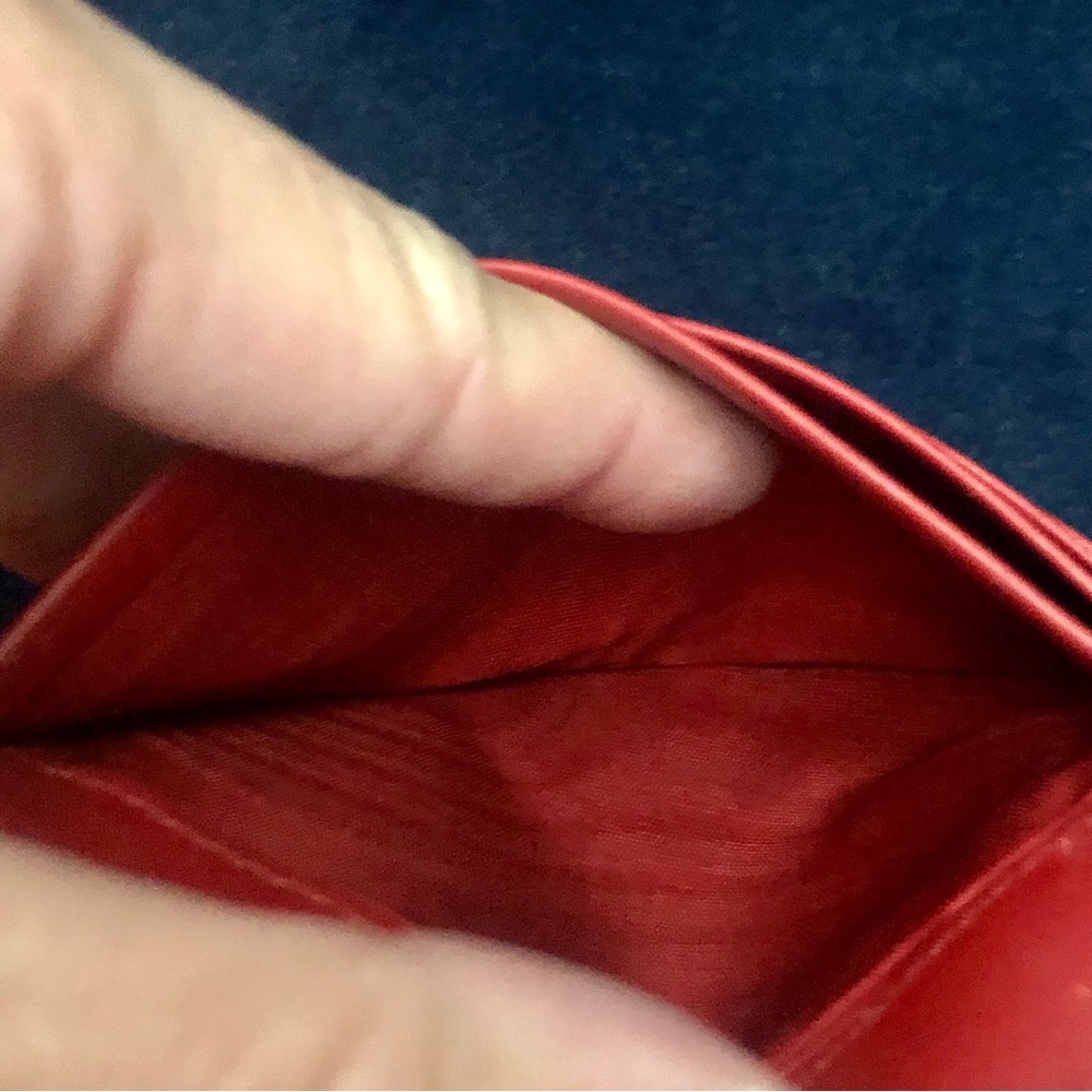 Prada Vitello Move Red Small Leather Wallet - Picture 8 of 12